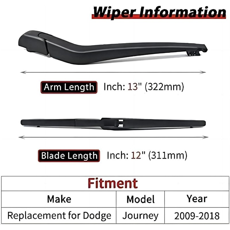 Replacement for Scion XB 2008-2015 XA 2004-2006, Toyota Yaris 2007-2016