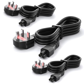 (3 Pack) CYD 4FT 3 Prong TV Power Cord, 7A 125V Power Cord made for LG LCD LED Smart TV 32LB5600 32LN570B 42LN5400 55GA6400 65LB6190 Power Cable IEC-60320 (IEC320) C5 to NEMA 5-15P