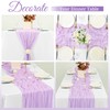 8 Pack Cheesecloth Table Runner 10Ft Boho Gauze Table Runner