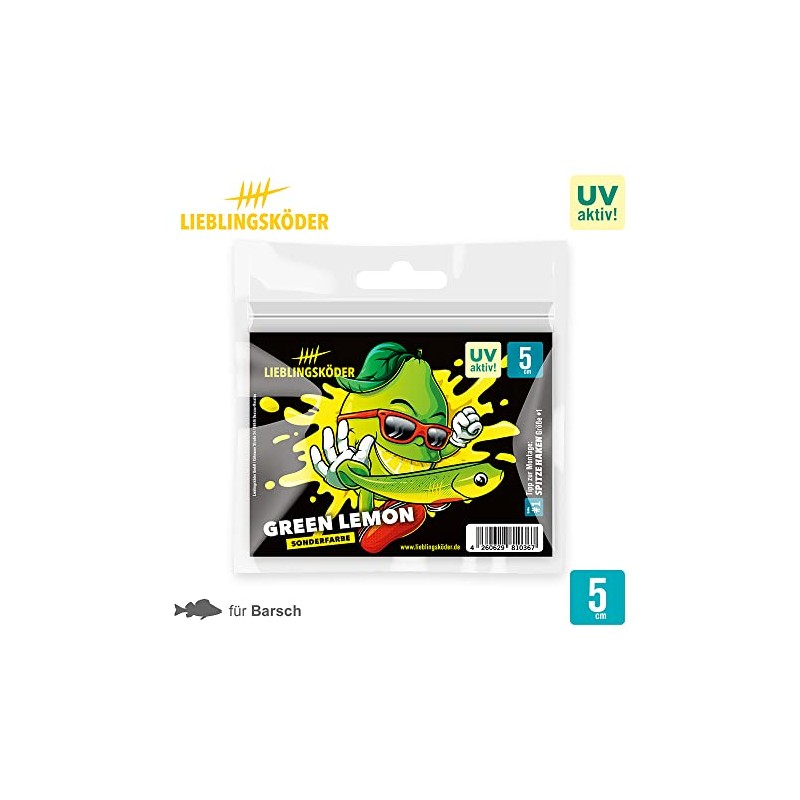 Lieblingsköder Rubber Bait 5 cm – 6 Rubber Fish for