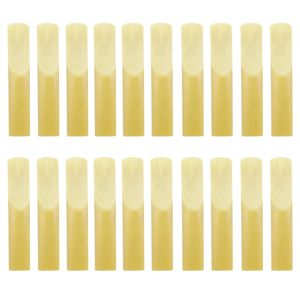 RAUYIVANY Clarinet Reeds 2.5, 20 Pieces for Clarinet with Plastic