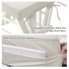 HOMBYS Glider Rocker Replacement Cushions 5 PCS with Storage Side