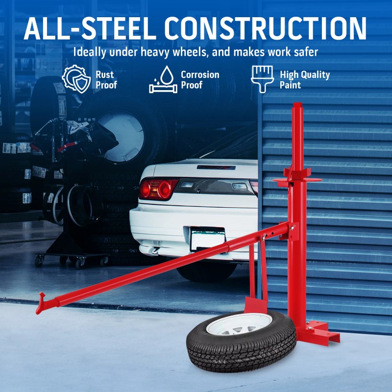 WARRENAU Portable Manual Tire Changer Bead Breaker Tool Machine Fit