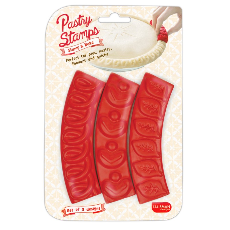 Talisman Designs Pastry Stamps | Set of 3 | Pie