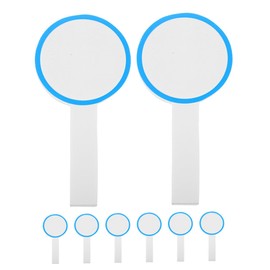 TEHAUX 8pcs Scoreboard Mini Whiteboard Erasable Boards Student Boards Dry Erase Paddles Hand Portable Blank for Voting