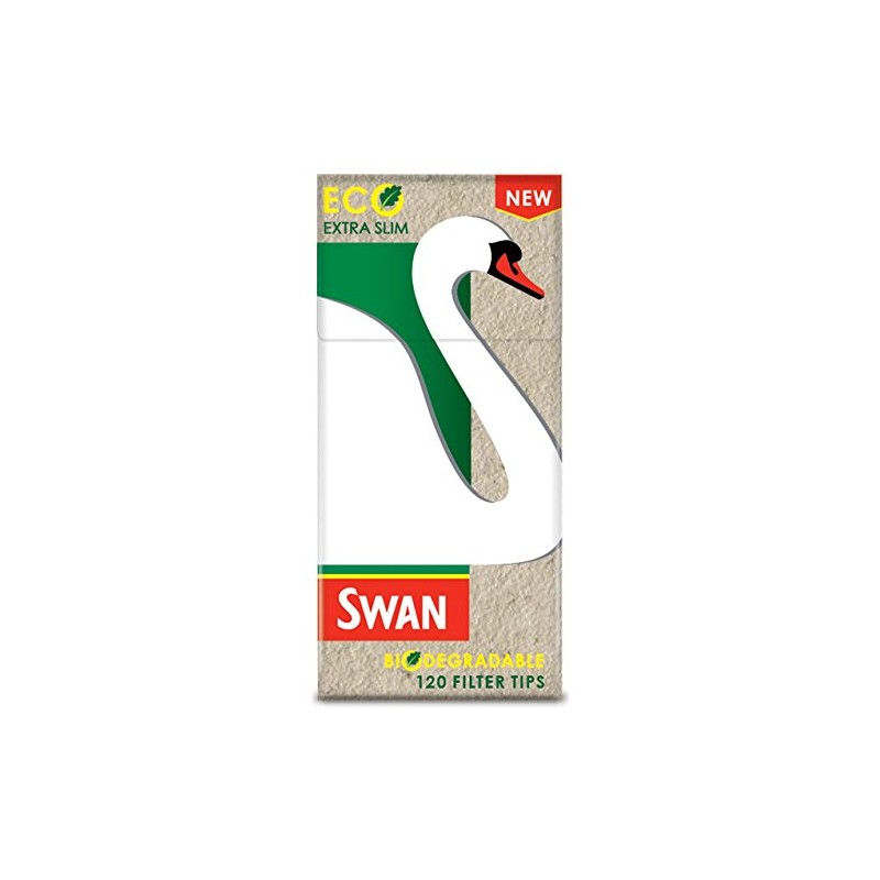 SWAN Extra Slim 'ECO BIODEGRADABLE' 120 Pre Cut Filter Tips