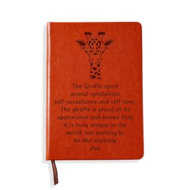 LBWCER Animal Lover Gift Giraffes Lover Gift for Girl Giraffe Gifts for Women Funny Giraffe Notebook Gift for Veterinarian Animal (Giraffe)