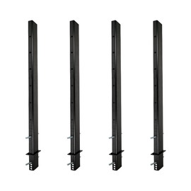 Mytee Products 54" Adjustable C Channel Pipe Stake for Flatbed Trailer Hauler (4 Pack)