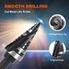 COMOWARE Unibit Step Drill Bit for Metal, 12 Size from