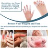ADULLPONY Silicone Finger Cots - Soft Gel Fingertip Protector 24