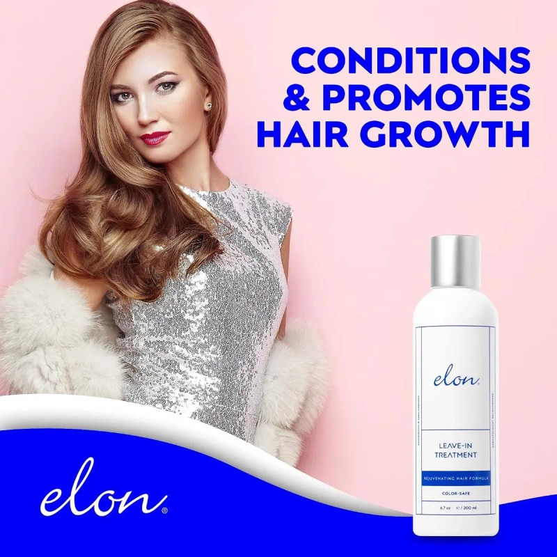 Leave In Treatment Elon, 6.7 Oz, Para Mujeres Con Cabello