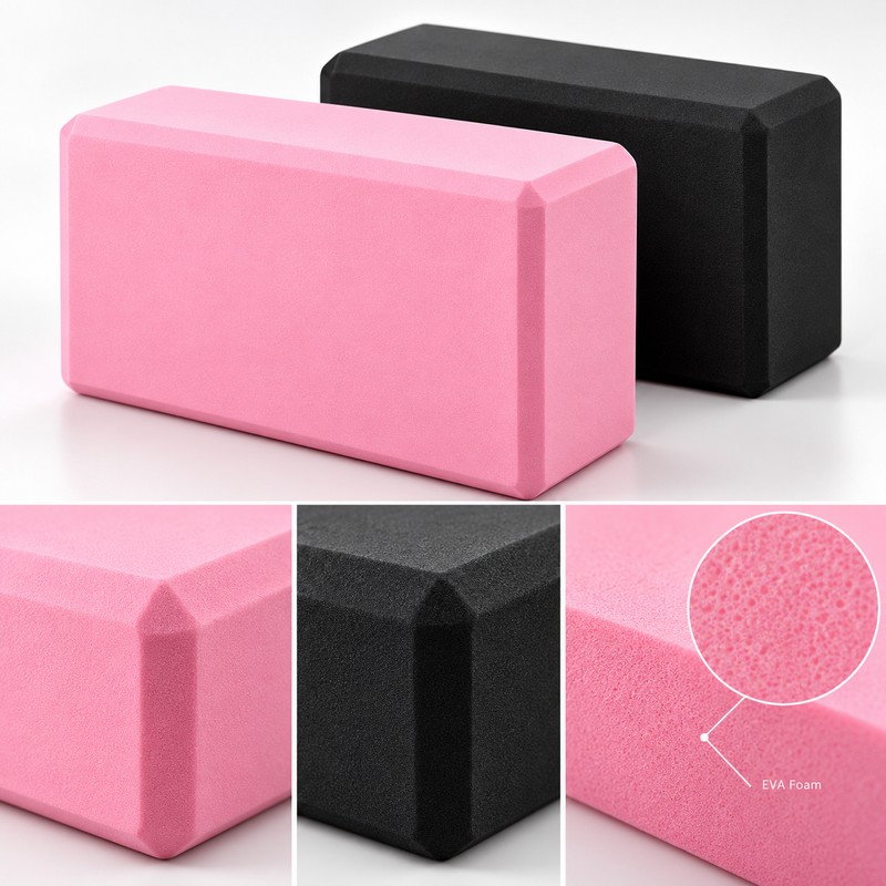 EVA Foam Yoga Block for Stretching & Fitness – Lightweight