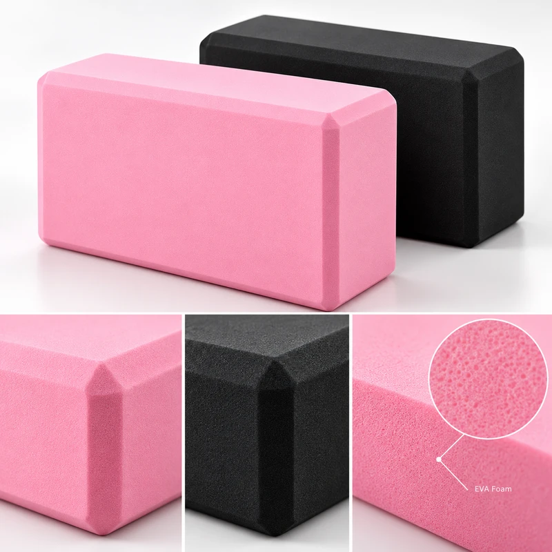 EVA Foam Yoga Block for Stretching & Fitness – Lightweight