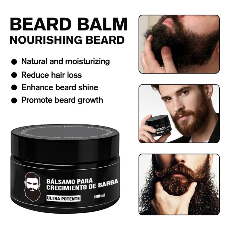 Balsamo Crecimiento Barba Bigote Estimulante Barba