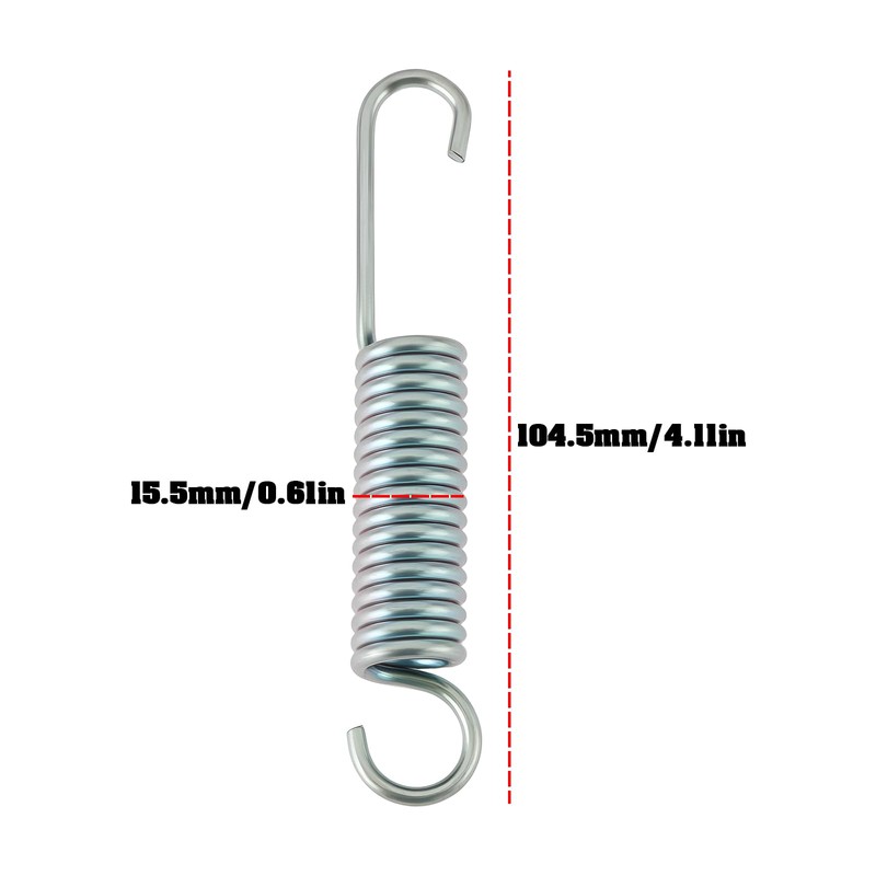 VGOL 2pcs Motorcycle Side Stand Springs 95014-72102 Compatible with Honda