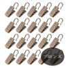 HappyHome Curtain Clips Curtain Hooks 20-Piece Set Metal Strong Clips