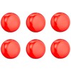 HASEPRO Reflection Door Bolt Emblem (6 Pieces) Red RDB-1RED