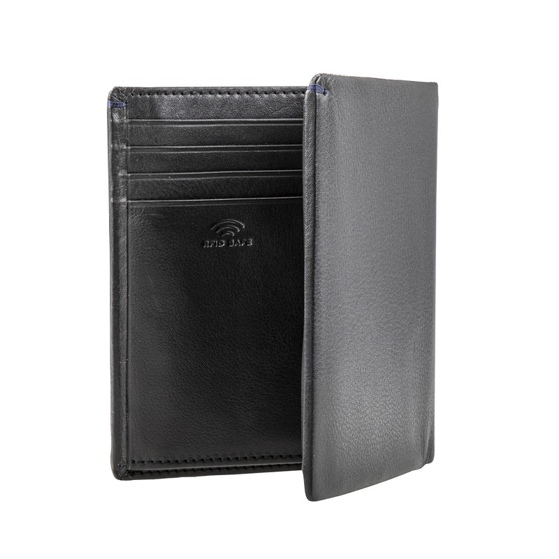 Maïtre Unisex Brieftasche Herrstein aus Leder Billfold, Schwarz
