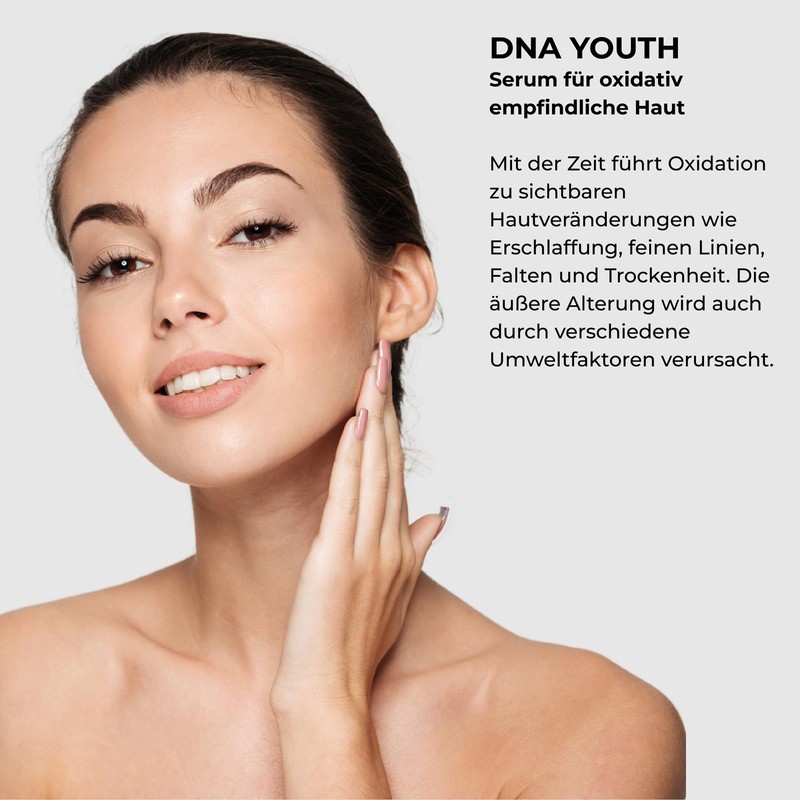 puhdas+ Beauty DNA Youth Face Serum: for Oxidation-Sensitive Skin and