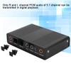 External Sound Card for Laptop, DM HD10 Aluminium Sound Card