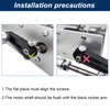 JQDML Reciprocating Linear Actuator Stroke 1.18"-6" with Suction Cup and