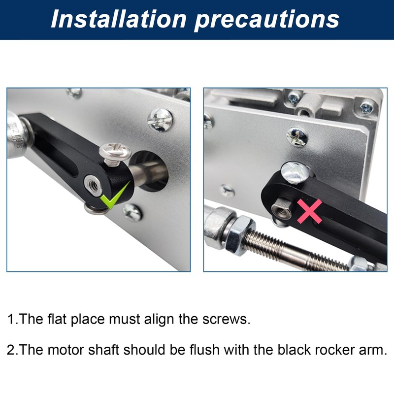 JQDML Reciprocating Linear Actuator Stroke 1.18"-6" with Suction Cup and