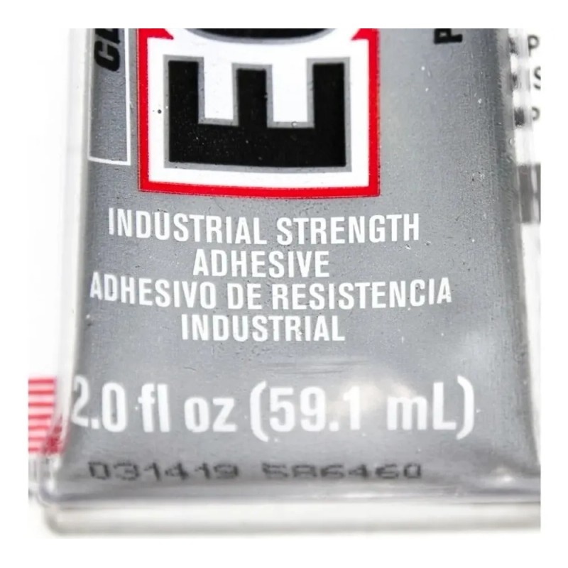 Pegamento Líquido E6000 Transparente 2.0 fl oz Industrial Multiusos