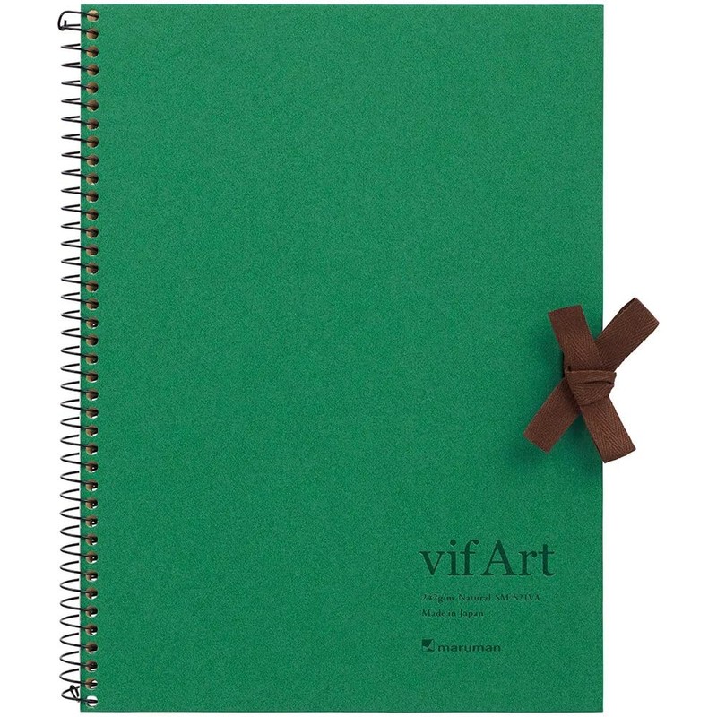 Maruman S21VA vifArt Watercolor Paper Sketchpad, SM, Medium Grain, 15