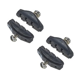2 Pairs Road Bike Brake Pads, Bicycle Brake Shoes, Black Brake Shoes, for Aluminium Rims