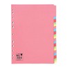 5 Star Office Subject Dividers Multipunched Manilla Card 20-Part A4