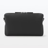MUJI OHH66A4A Freely Combinable Storage Case, Rectangle, Thin, Small, Black/Approx.