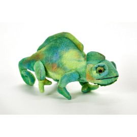 The Petting Zoo Chameleon Stuffed Animal Plushie, Gifts for Kids, Wild Onez Reptile Animals, Chameleon Plush Toy 10 Inches