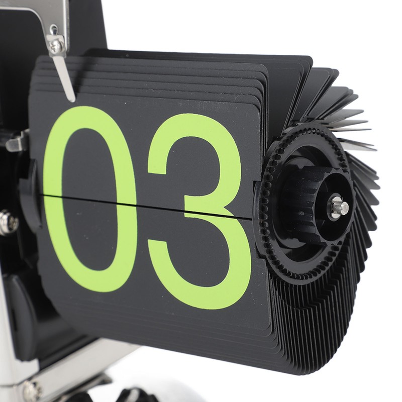 European Style Retro Digital Flip Down Clock 304 Stainless Steel