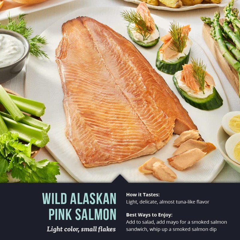 SeaBear - Premium Wild Alaskan Smoked Sockeye, Coho, and Pink