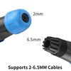 YACSEJAO WM13/SP21 Aviation Connector Panel Mount Kit, IP67 Waterproof, 1,2,3,4,5,6,7,9