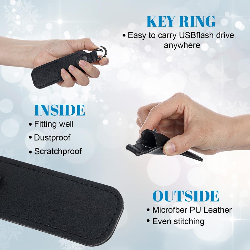 Ymapinc Leather USB Flash Drive Case - Thumb Flash Drive
