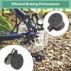 X AUTOHAUX 4 Pair Semi Metal Disc Bike Brake Pads