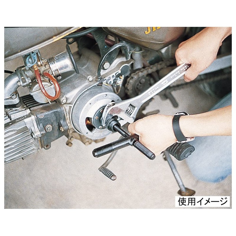 Kitaco 674-0500140 Cross-shaped Flywheel Puller, For Removing Normal Flywheels, Supports