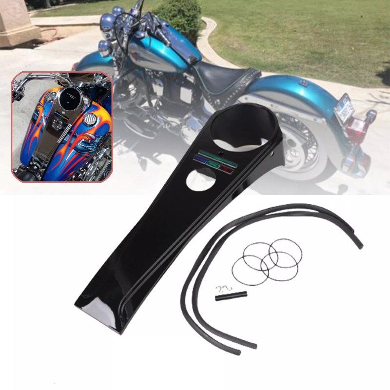 Unbranded Black Long Dash Panel ABS Plastic Fits For Harley
