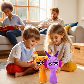 Sprunki Plush Toy,9.8"Funny Sprunki Plushies For Games Fans,Super Soft Collectible Stuffed Toy,Christmas Birthday Gifts For Boys Girls And Fans Aged4 5 6 7 8 9 10+Years Old Stocking Stuffers. (Purple)