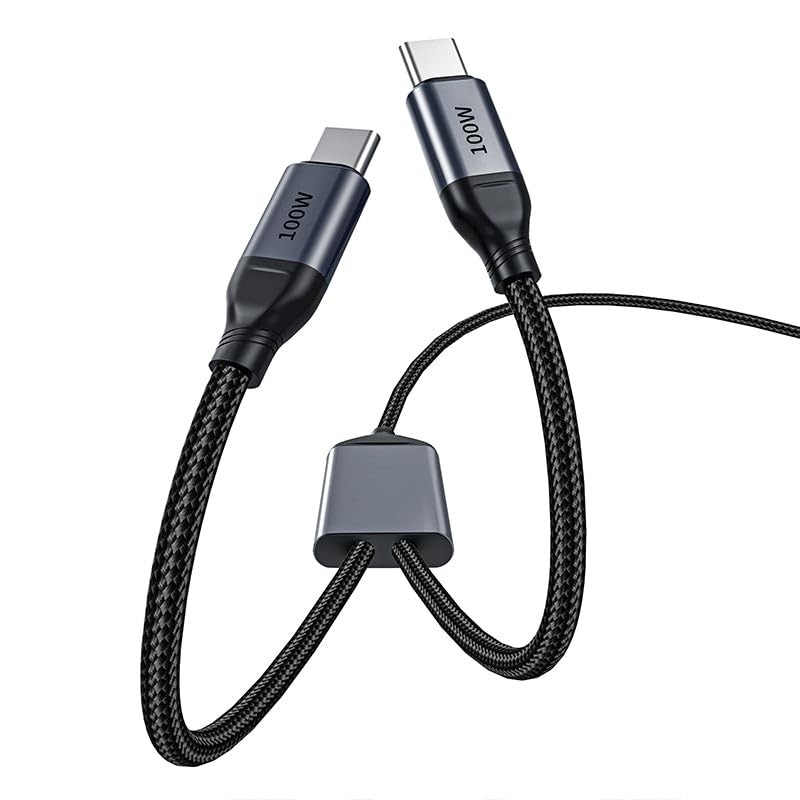 OMNIHIL 3.2FT USB-C Splitter Cable Compatible with Rode AI-Micro USB