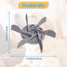 Slow Feeder Dog Bowls Insert, Cuttable Slow Feeder Dog Bowl Large with Strong Suction Cups for Cats and Dogs, Pet Feeder to Slow Down Eating, Feeding Supplies for Most Dog Bowl or Dog Dish