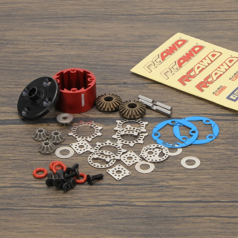 RCAWD Metal Diff Case Gear for Arrma Mojave Kraton Outcast