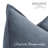 ZWJD Dusty Blue Pillow Covers 18x18 Set of 2 Chenille