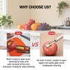 Zfegto Apple Core Remover Apple Corer Tool, 304 Stainless Steel,