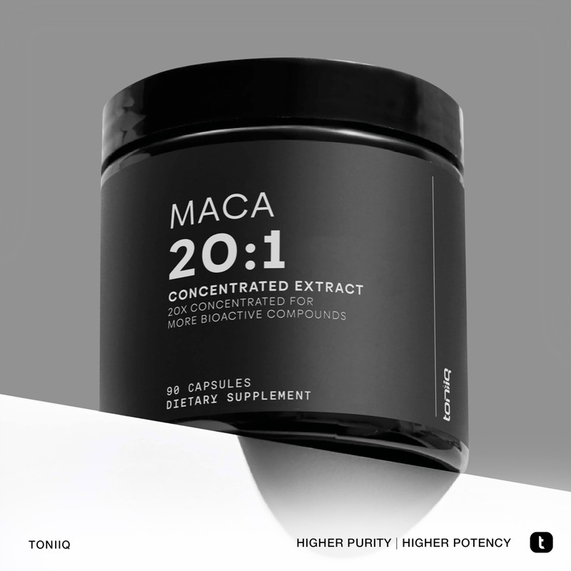 Maca Root - Ultra High Potency 20:1 Extract - Black,