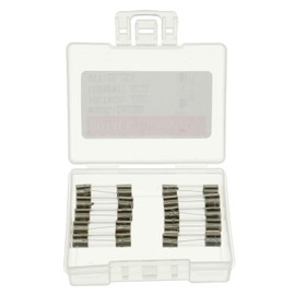 BOJACK 5x20 mm 6.3 A 6.3 amp 125 V 125 Volt 0.2x0.78 Inch F6.3AL125V Fast-Blow Glass Fuses (Pack of 10)