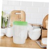ABOOFAN Juice Pitcher with Lid Round Beverage Jug for Home