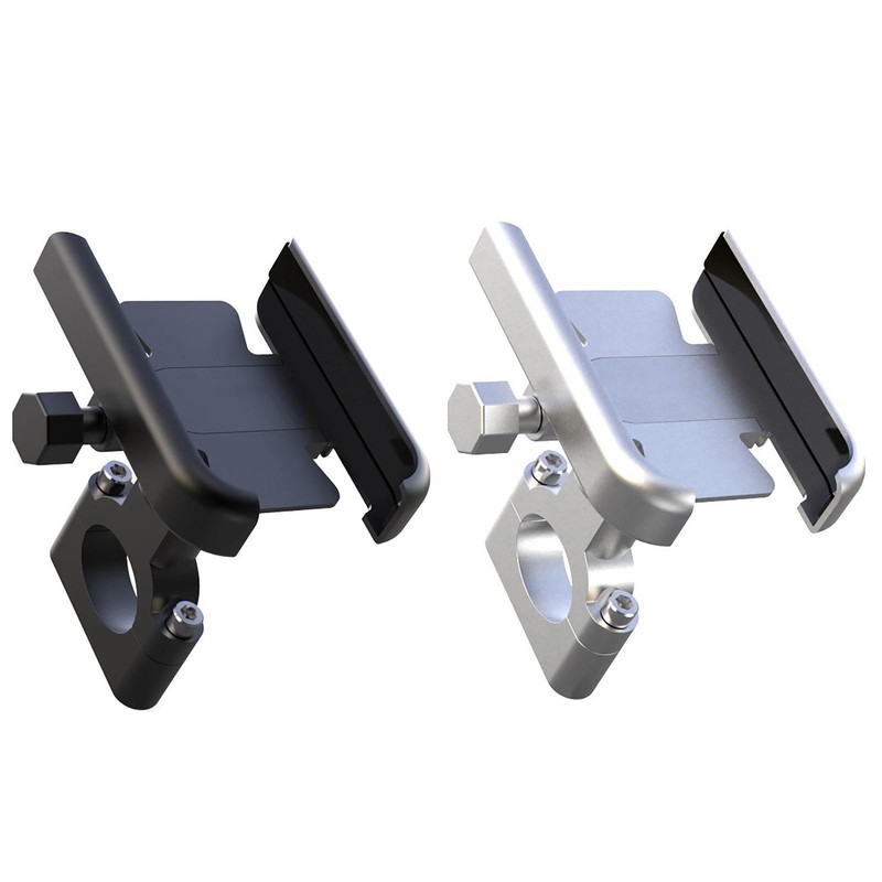 Phone Holder Motorcycle Handlebar Mobile Phone Support Aluminum Alloy 360