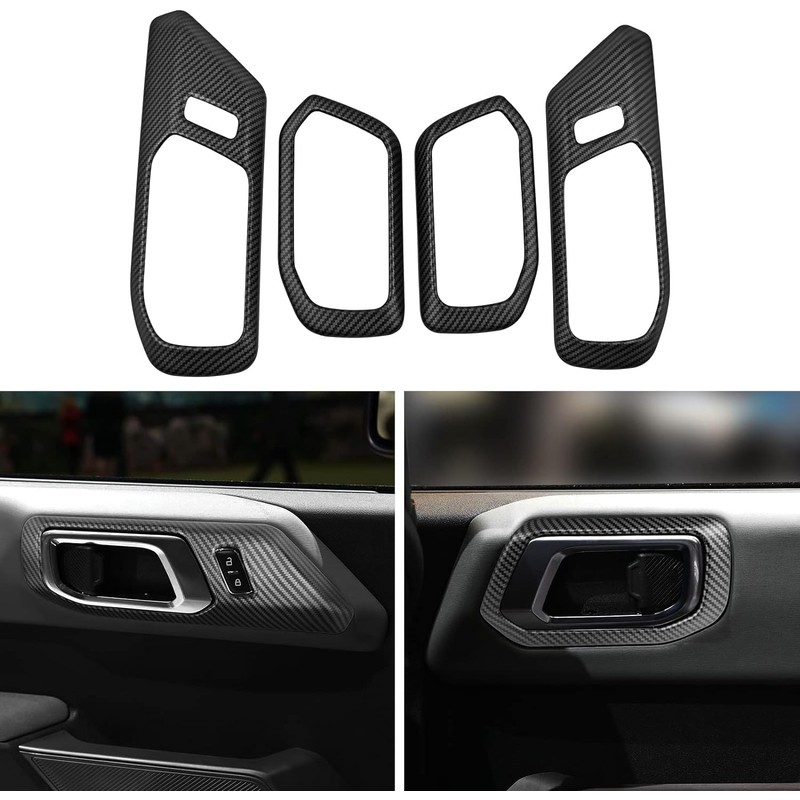 JLBMMLY 9 pcs Compatible with 2025 Ford Bronco Accessories 2021-2024